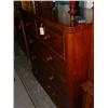 Image 1 : A Victorian mahogany chest, H 121cms W 121cms...