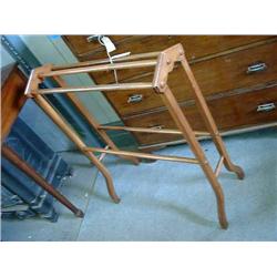 A late 19th century mahogany five-bar towel rail, H 93cms W 72cms...