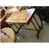 Image 1 : A Victorian walnut centre table, L 90cms H 73cms...