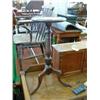 Image 1 : A mahogany tripod wine table, H 62cms Dia 27cms, and sundry furniture...