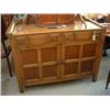 Image 1 : An Arts and Crafts style oak sideboard by Waring & Gillows, H 105cms W 130cms...