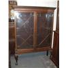 Image 1 : A Georgian style mahogany bookcase, H 178cms W 129.5cms...