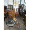 Image 1 : A walnut coal box; a bentwood coat stand; a jardiniere stand; and a mirror...