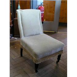 A Victorian nursing chair...