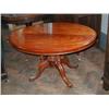 Image 1 : A Victorian satin walnut centre table, L 122cms W 89cms...