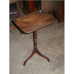 A Regency mahogany occasional table on pillar and tripod base, H 70.5cms W 44cms...