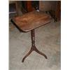 Image 1 : A Regency mahogany occasional table on pillar and tripod base, H 70.5cms W 44cms...