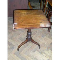A Regency mahogany occasional table, H 72cms W 53cms...