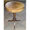 Image 1 : A 19th century Dutch walnut circular occasional table, H 66cms Dia 46cms...