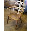 Image 1 : A North-Eastern ash and elm low back Windsor chair, by Frederick Walker, Rockley, stamped...
