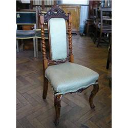 A pair of Victorian nursing chairs...