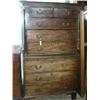 Image 1 : A 19th century mahogany chest on chest with brushing slide, H 194cms W 110cms...