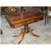 Image 1 : A Regency rosewood card table, W 91cms D 45cms...