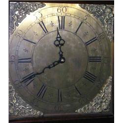 A reproduction mahogany longcase clock, H 190.5cms W 46cms...