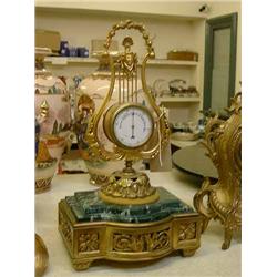 A Louis Philippe style aneroid barometer, H 34cms...