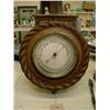 Image 1 : A Victorian oak circular aneroid barometer by Short & Mason Ltd, London, Dia 21cms; and one other...