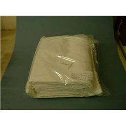 An embroidered cotton superking duvet cover and two matching pillowcases...