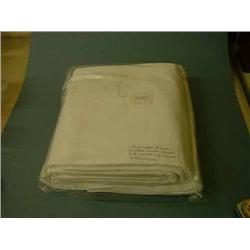 A kingsize cotton duvet cover and four pillowcases...