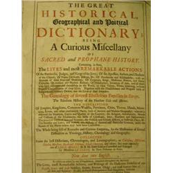 MORET (L) - The Great Historical Geographical and Political Dictionary (a.f)...