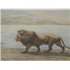 Image 1 : Sir Herbert Dicksee - four coloured reprints, studies of lions 25cms x 49.5cms (the largest)...