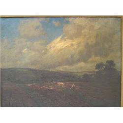 19th Century English School - oil on canvas, 'The Ploughteam', 44.5cms x 60cmsUnsigned 17.5ins x...