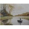 Image 1 : W. Hayes - a pair of river landscapes - watercolour, signed, 19cms x 24cms...