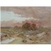 Image 1 : Frank Clifford - watercolour - moorland landscape with sheep, signed 36.5cms x 55cms...