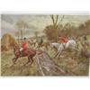 Image 1 : After F.A. Stewart - 'First Flighters The Old Berkshire' - coloured print, signed, and a set of f...