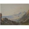 Image 1 : 19th Century Continental School - coastal scene - watercolour, 12cms x 18cms...