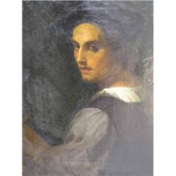 A 19th Century Italian School - portrait of a young Renaissance gentleman - oil on canvas, 60cms...