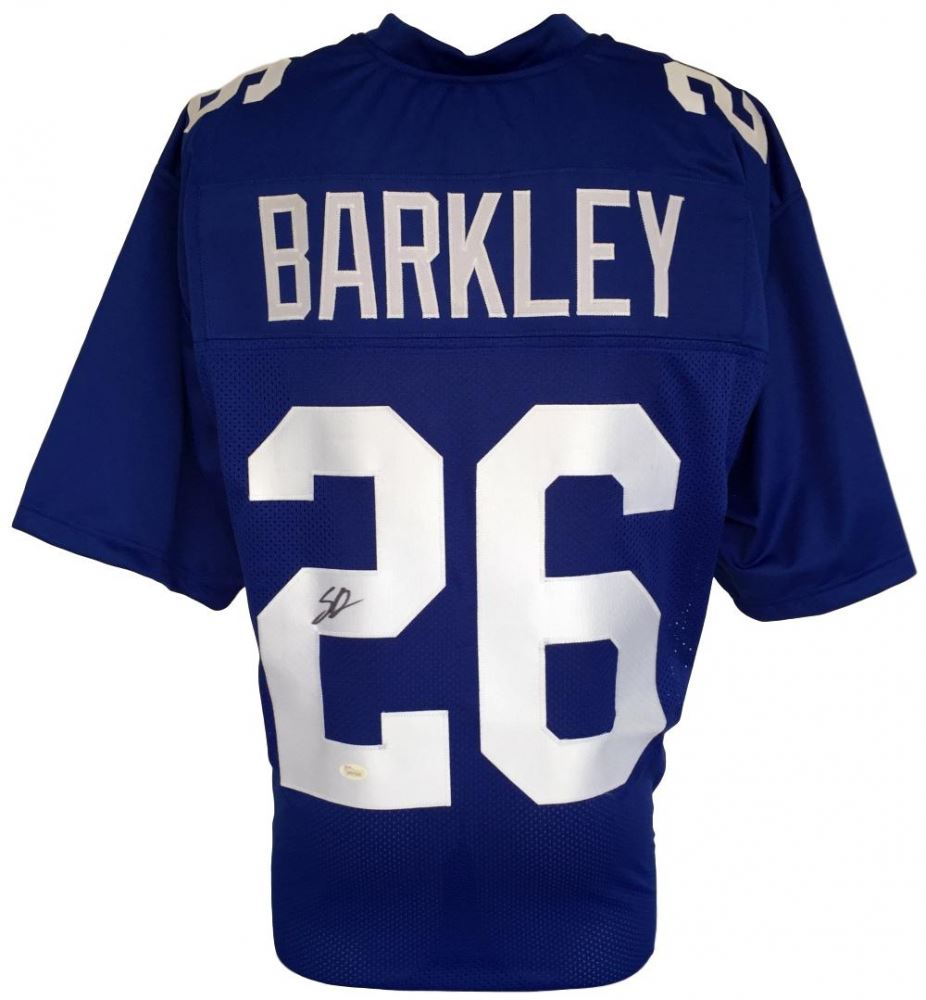 saquon barkley signed jersey