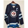 Image 3 : BLAKE WHEELER SIGNED JETS HOCKEY JERSEY W/ AJ SPORTSWORLD COA