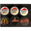 Image 1 : HOCKEY PUCK LOT (PIZZA HUT, McDONALDS...)