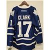 Image 2 : WENDEL CLARK AUTOGRAPHED MAPLE LEAFS HOCKEY JERSEY W/ AJ SPORTSWORLD COA