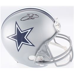 Emmitt Smith Signed Cowboys Full-Size Helmet (Beckett COA & Denver Autographs COA)