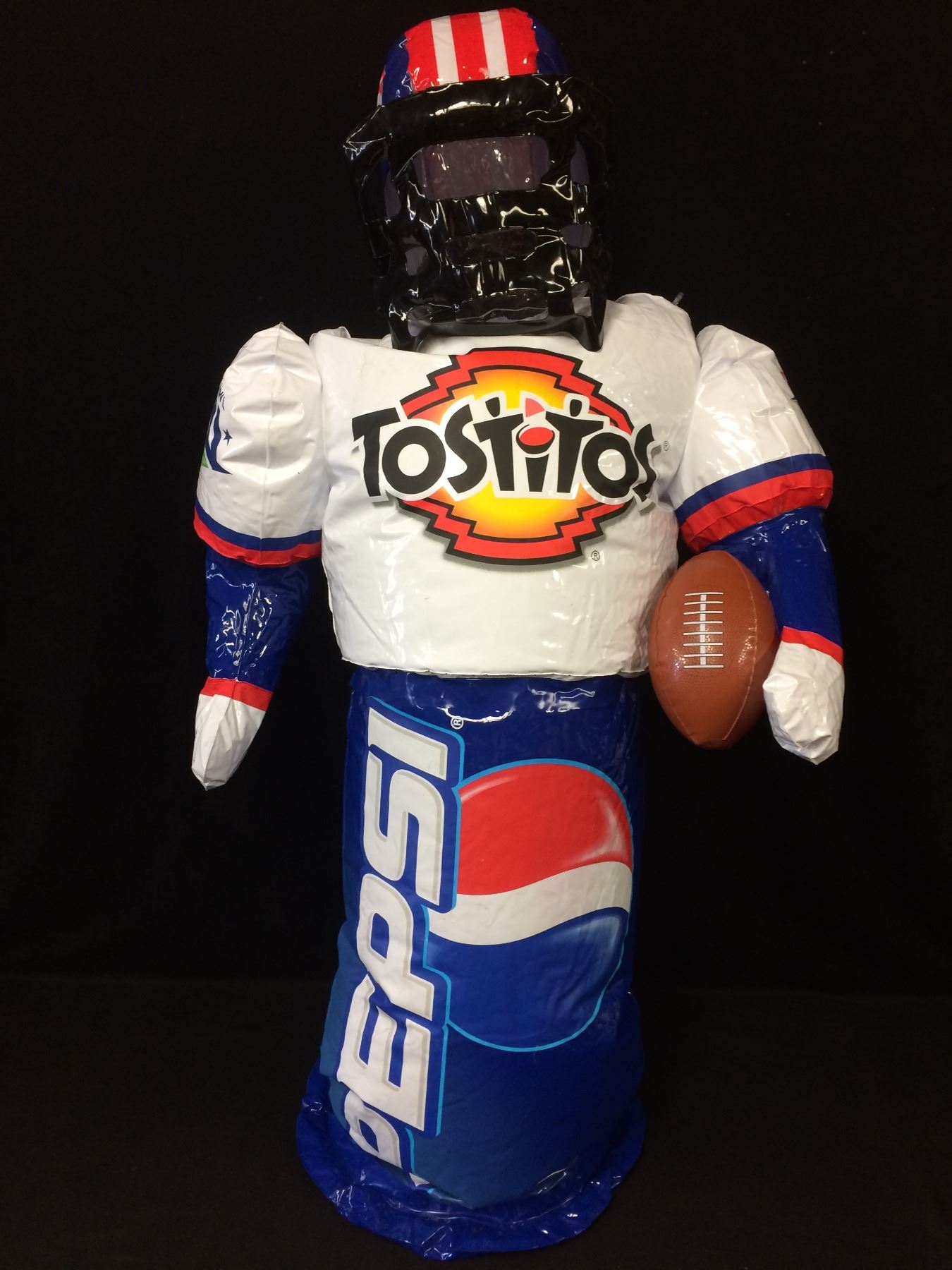 INFLATABLE TOSTITOS/ PEPSI FOOTBALL PLAYER (4 FOOT)