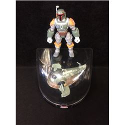 STAR WARS TITANIUM ULTRA SERIES SLAVE 1 BOBA FETT VESSEL W/ FIGURE