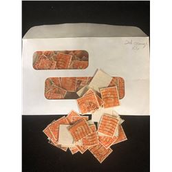 POSTAGE REVENUE 2d UK STAMP LOT