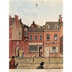 The Country Agent  - Norman Rockwell Lithograph