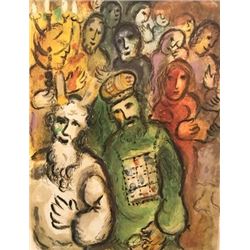 The Story Of Exodus - Marc Chagall Lithograph