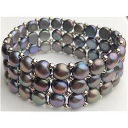 DazzlingMulti Pearl Bracelet