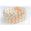 Image 2 : Beautiful White And Pink Pearl Bracelet