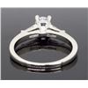 Image 8 : Platinum 0.75ctw Diamond Ring