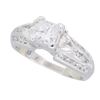 Image 7 : 14KT White Gold 1.00ctw Diamond Ring