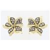 Image 2 : Levian 14KT Yellow Gold 1.50ctw Diamond Earrings