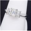 Image 10 : 14K White Gold 0.96ctw Diamond Ring