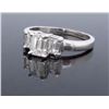 Image 5 : 14K White Gold 0.96ctw Diamond Ring
