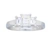 Image 7 : 14K White Gold 0.96ctw Diamond Ring