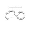 Image 2 : 14KT White Gold 1.52ctw Multi Color Sapphire Earrings