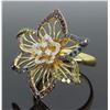 Image 2 : 14KT Yellow Gold 0.45ctw Diamond Ring